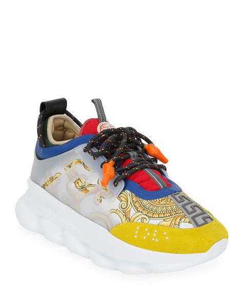 versace chain reaction white and red|Versace chain reaction price.